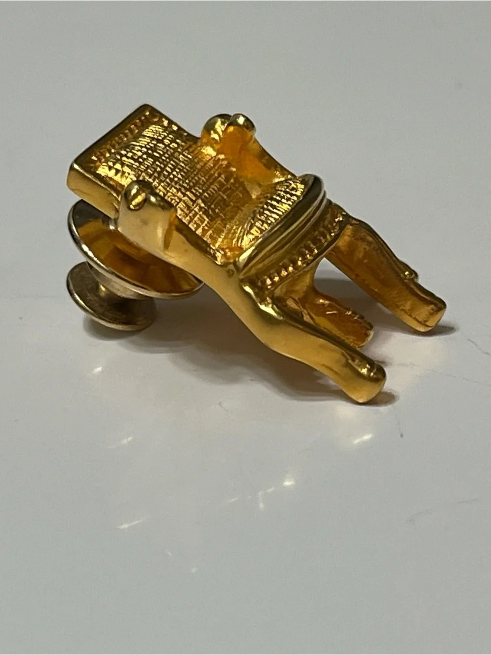 Vintage Karl Lagerfeld Gold-tone Louis XVI Chair Brooch signed